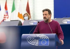 Pineda, en una imagen de archivo, en el europarlamento.