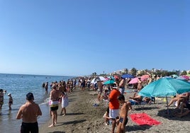 Imagen de archivo de la playa de Torre del Mar.