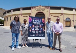 Dolores Agujetas, Pedro 'El Granaíno' y Antonio Reyes, en la Fiesta de la Bulería de Torremolinos