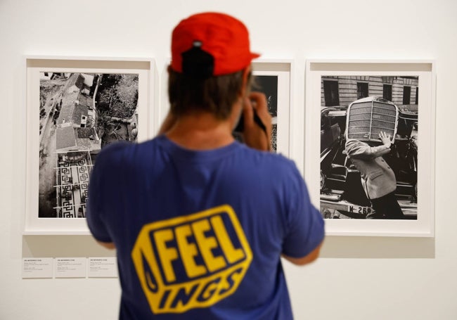 Imágenes en blanco y negro tomadas en Málaga por el fotógrafo neoyorquino.