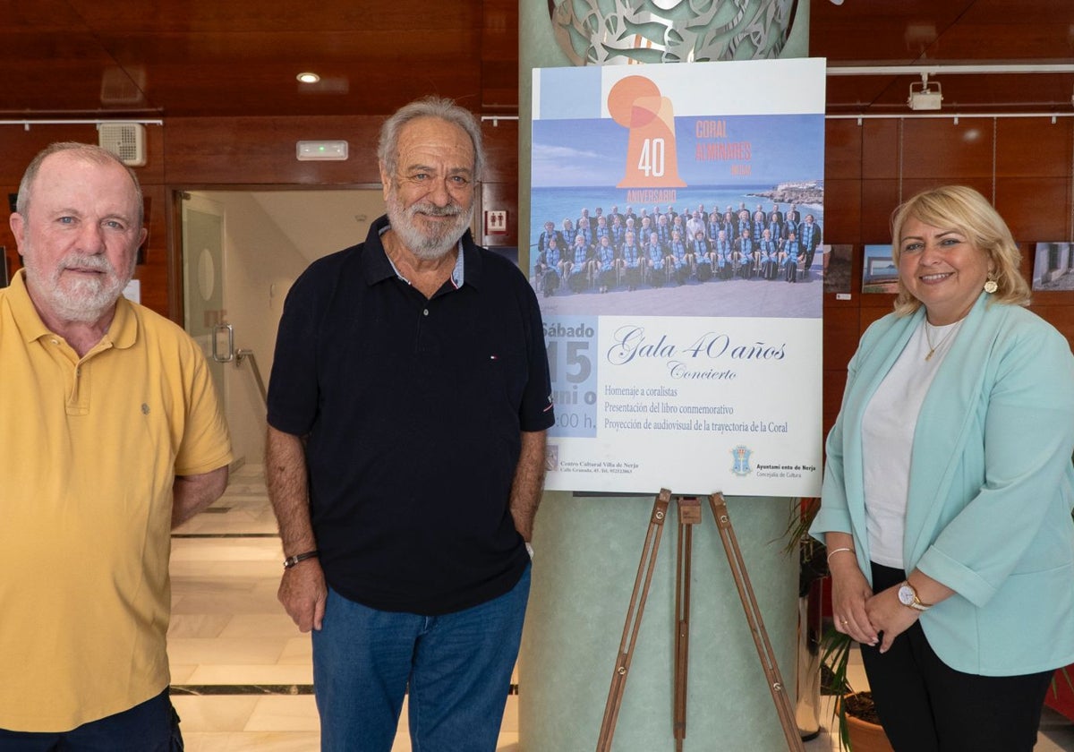 Acto de presentación del concierto que tendrá lugar este sábado en el Centro Cultural Villa de Nerja.