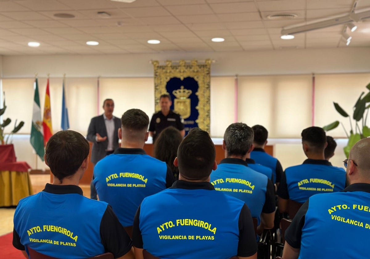 Acto de toma de posesión de los vigilantes del litoral.