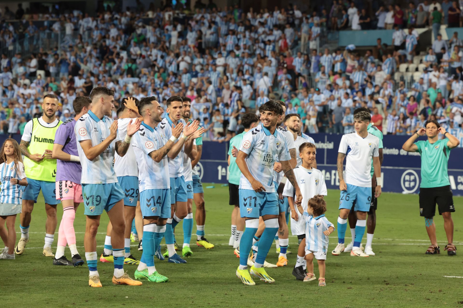 Las mejores imágenes del Málaga-Gimnástic en La Rosaleda