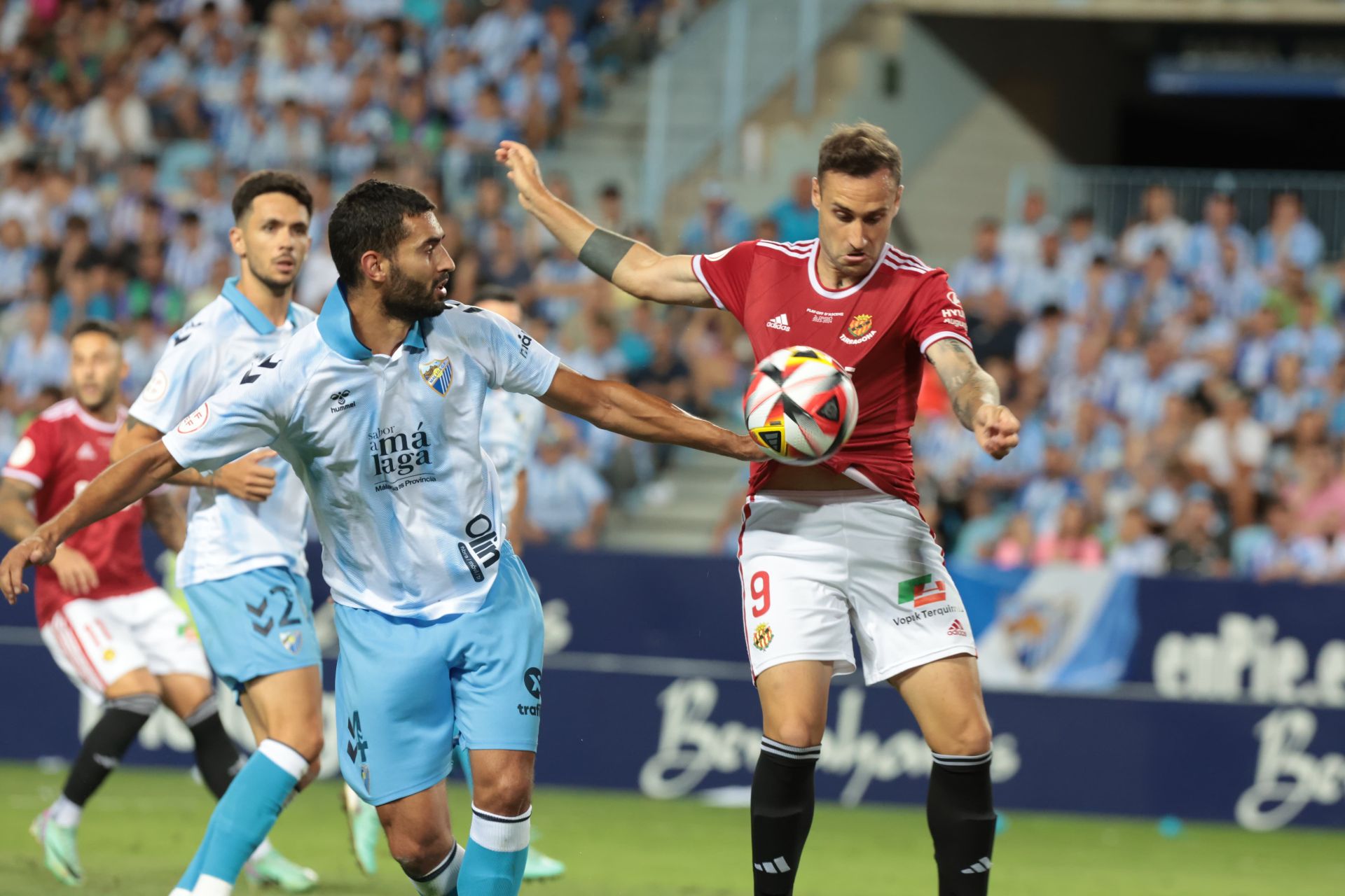 Las mejores imágenes del Málaga-Gimnástic en La Rosaleda