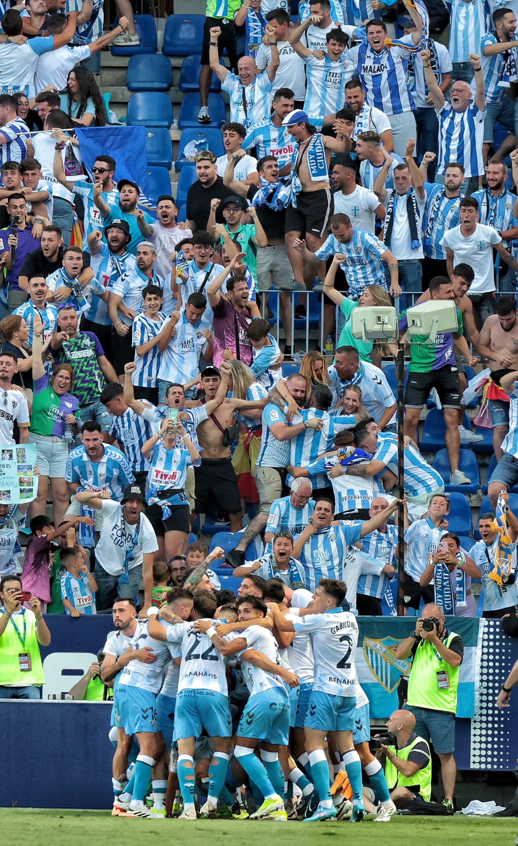 Las mejores imágenes del Málaga-Gimnástic en La Rosaleda