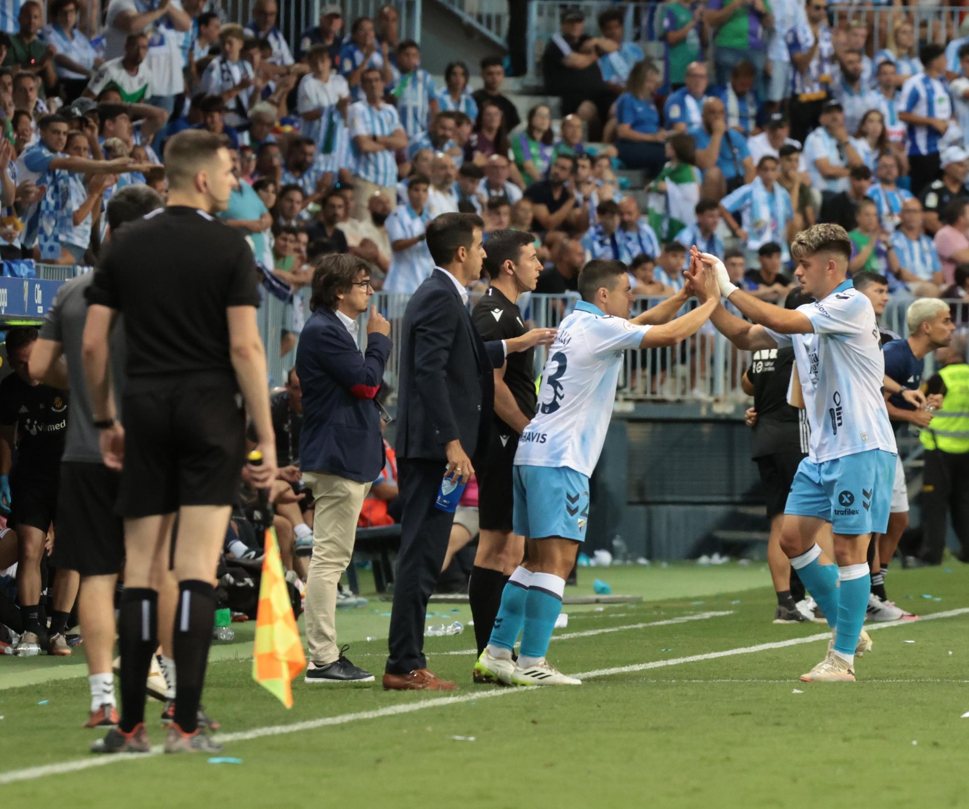 Las mejores imágenes del Málaga-Gimnástic en La Rosaleda