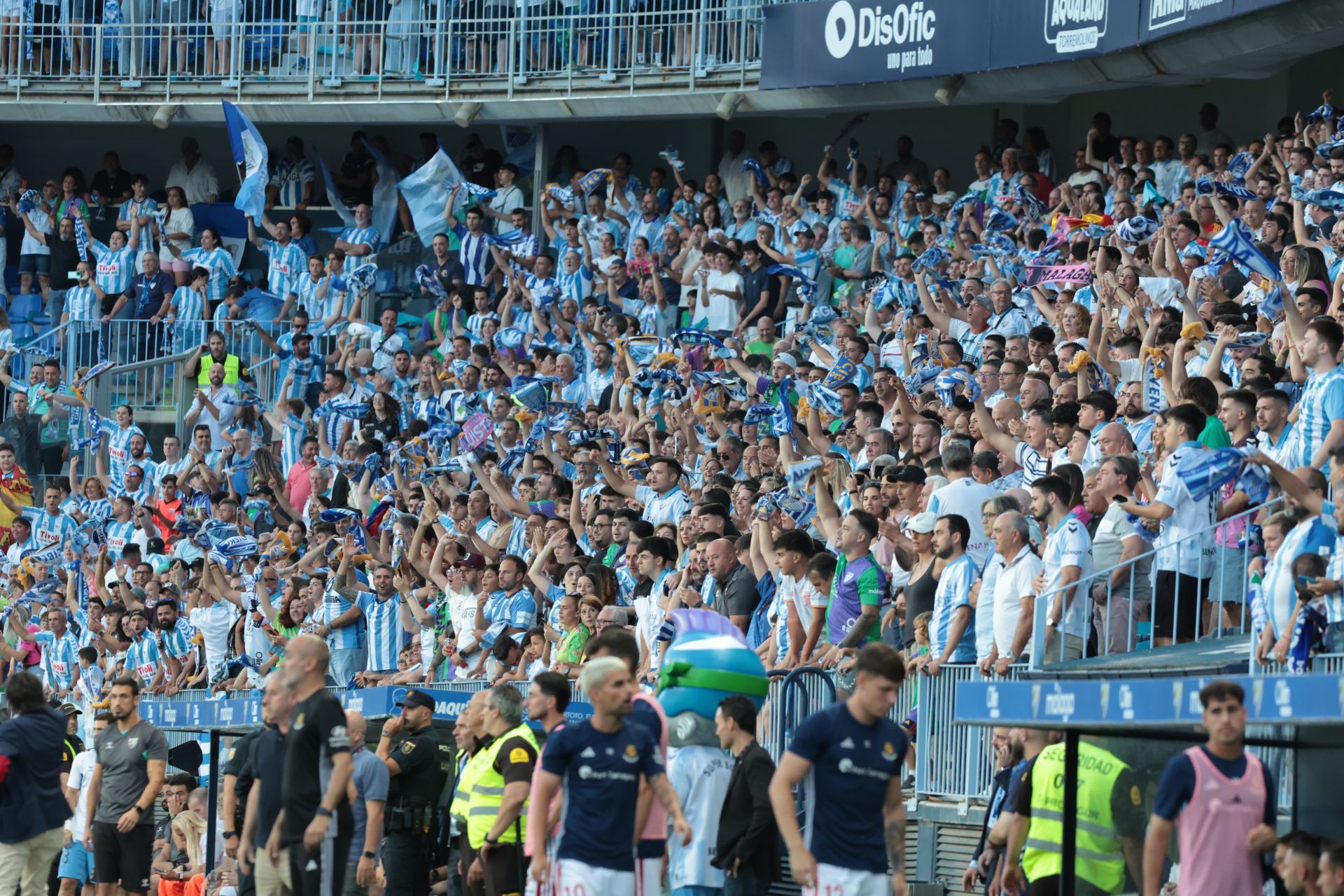 Las mejores imágenes del Málaga-Gimnástic en La Rosaleda