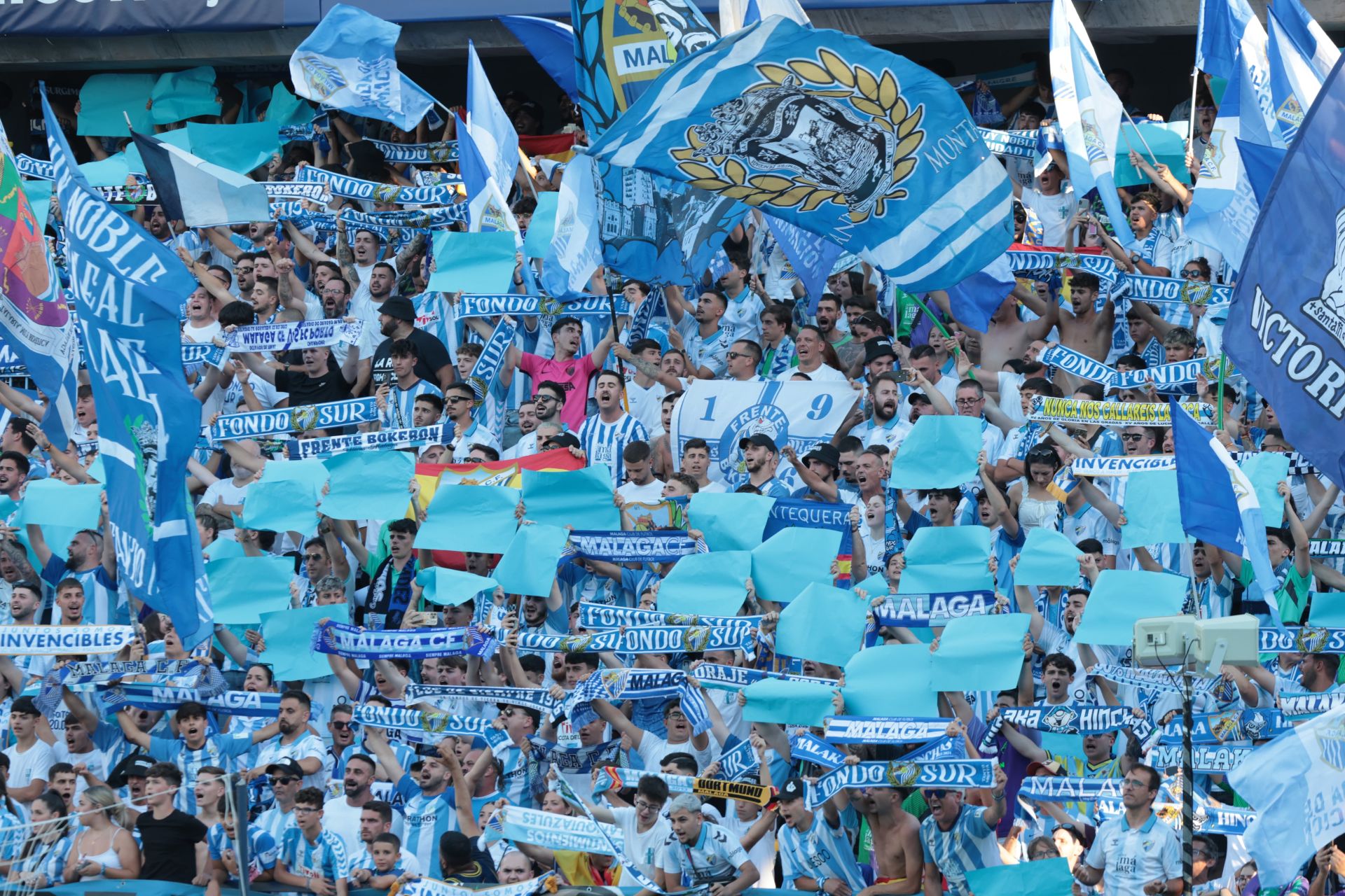 Las mejores imágenes del Málaga-Gimnástic en La Rosaleda