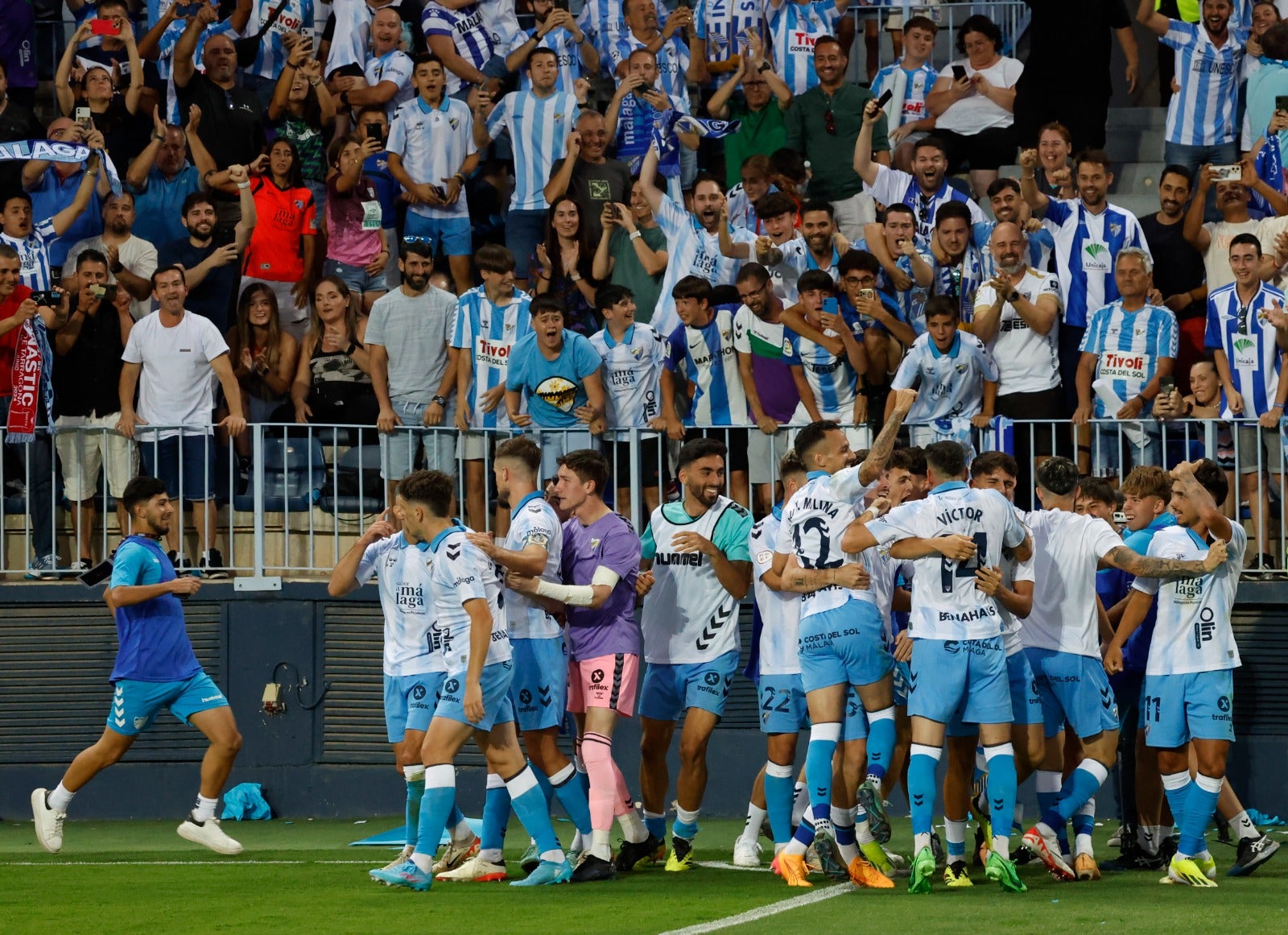 Las mejores imágenes del Málaga-Gimnástic en La Rosaleda