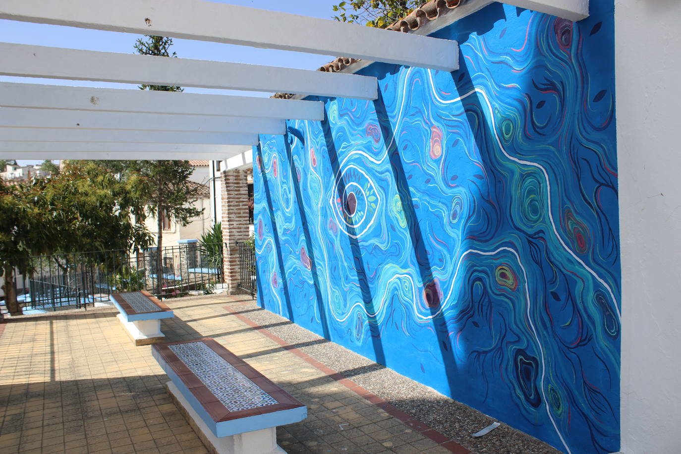 Cortes de la Frontera luce en unos 15 murales y otras obras en sus paredes