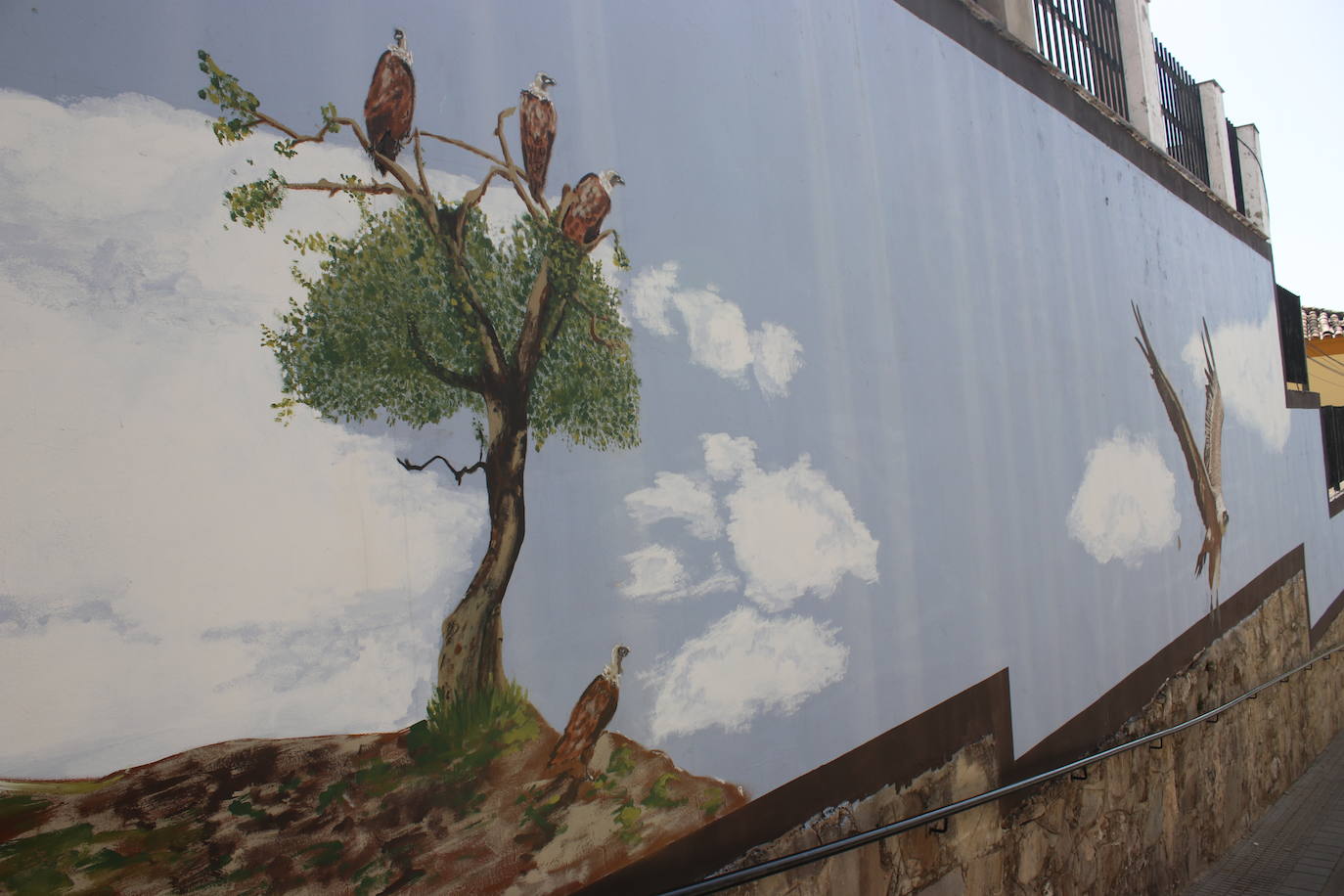 Cortes de la Frontera luce en unos 15 murales y otras obras en sus paredes