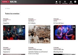 Nace Suena SUR, la web que recoge toda la agenda de música en directo de Málaga