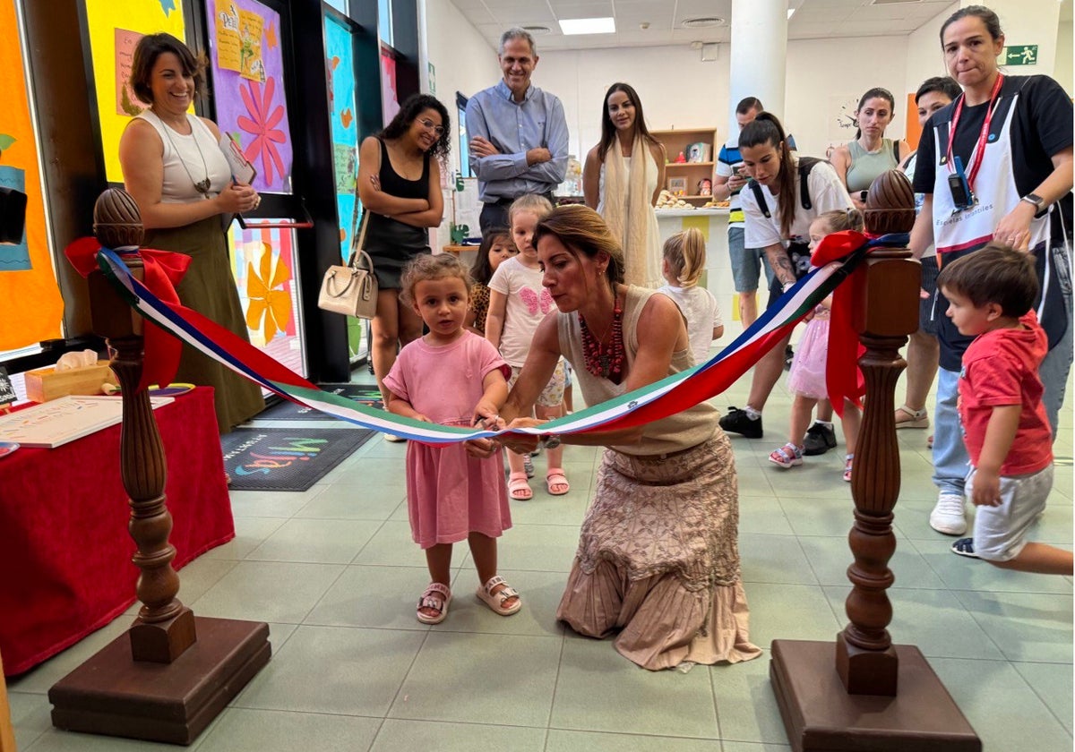 Inauguración de la nueva aula.