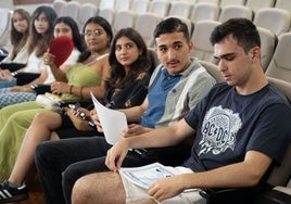 Alumnos participantes en el taller de astronomía.