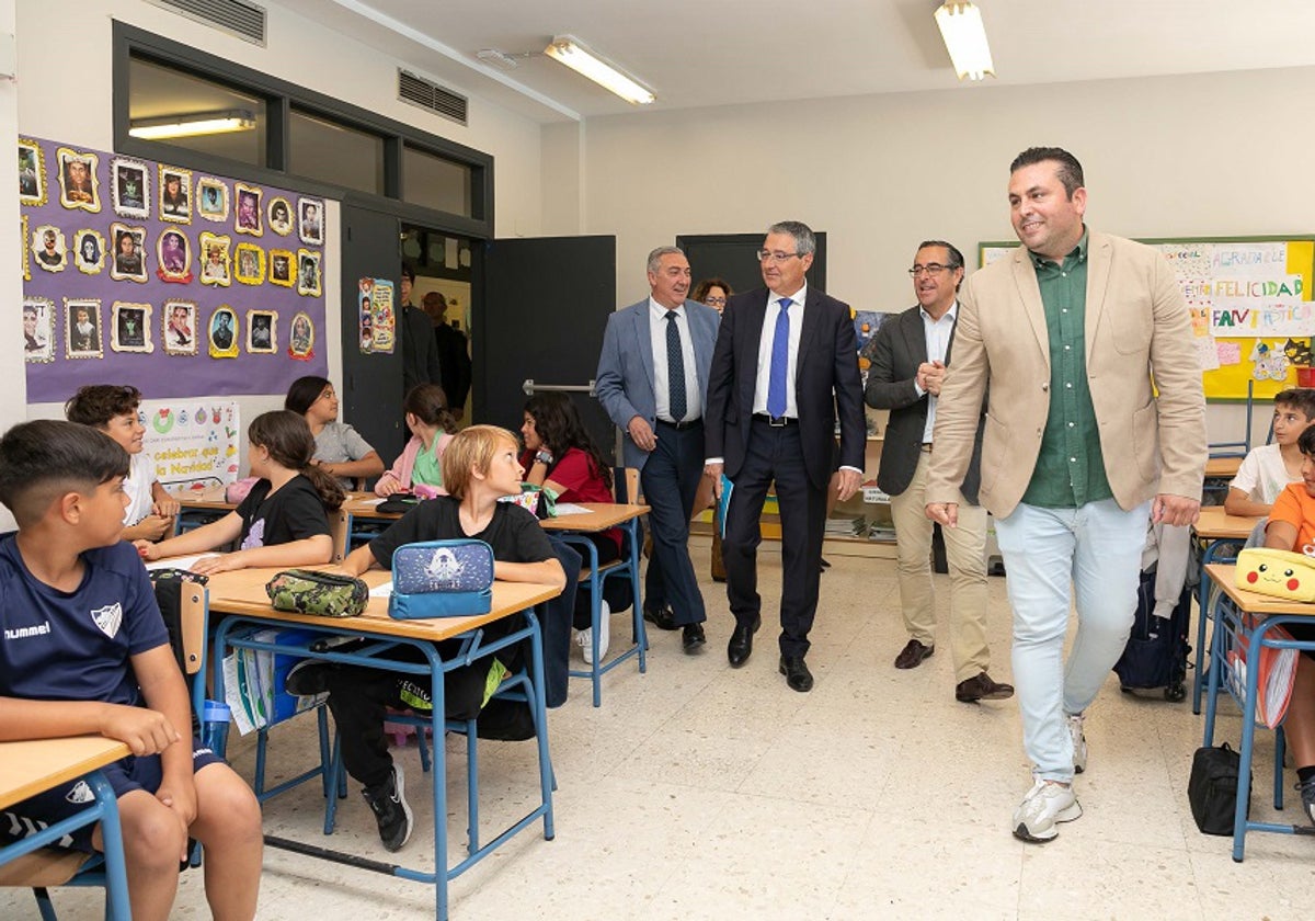 Imagen de la presentación de la campaña sobre turismo impulsada entre los escolares por la Diputación.