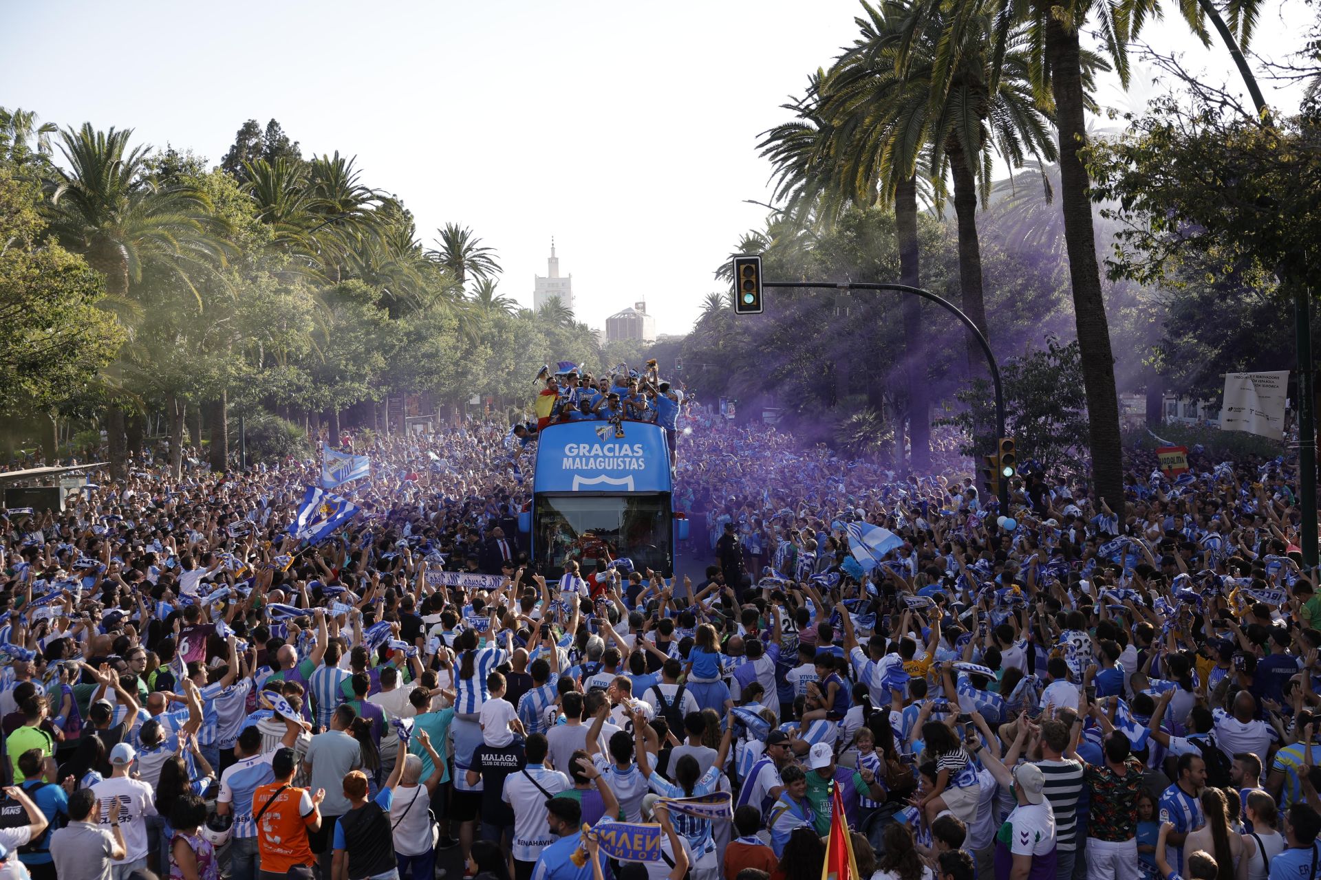 El Málaga, en la Diputación y en el Parque