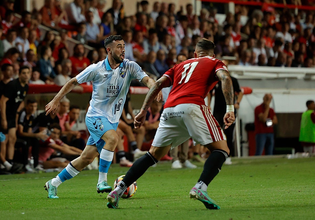 Carlos Puga, en la finalísima por el ascenso.