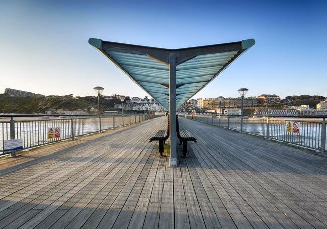 Vista de la ciudad desde el Muelle.