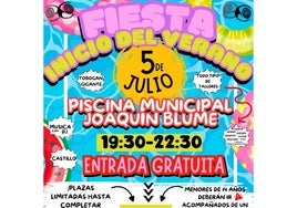 Cartel de la fiesta.