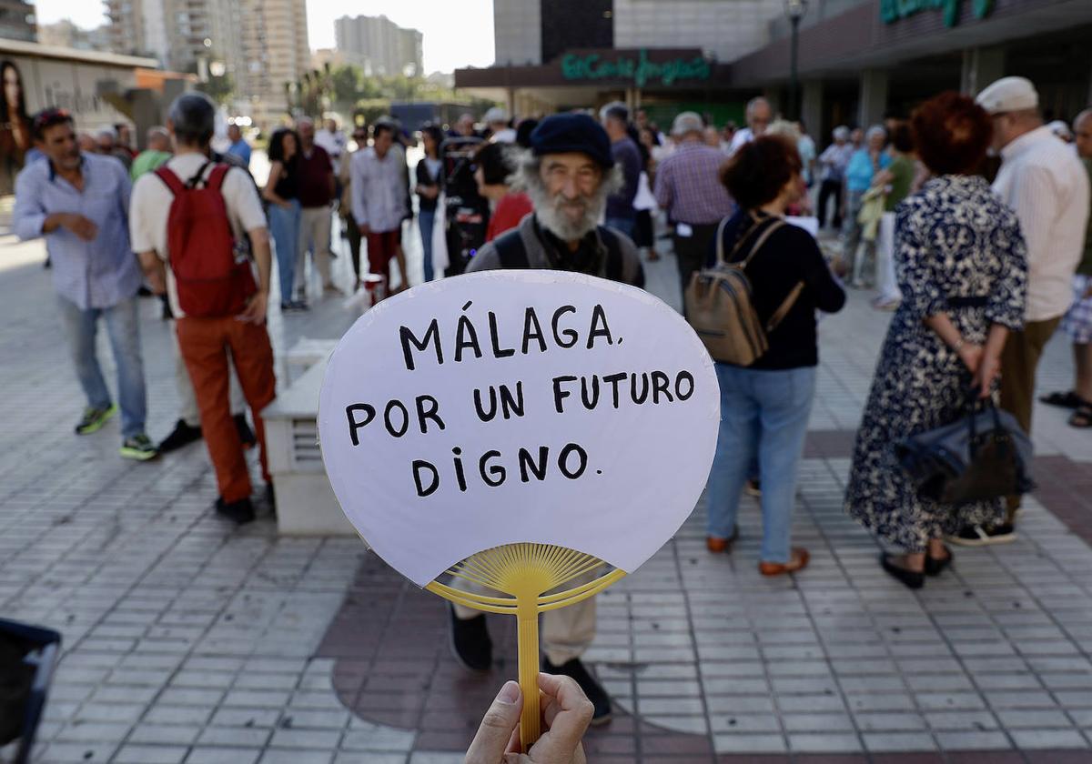 El pasado 18 de mayo ya hubo una concentración en protesta por la situación de la ciudad.