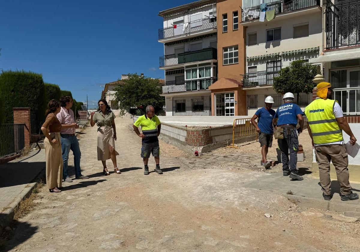 Las obras de remodelación de Las Sindicales, al 30% de su ejecución