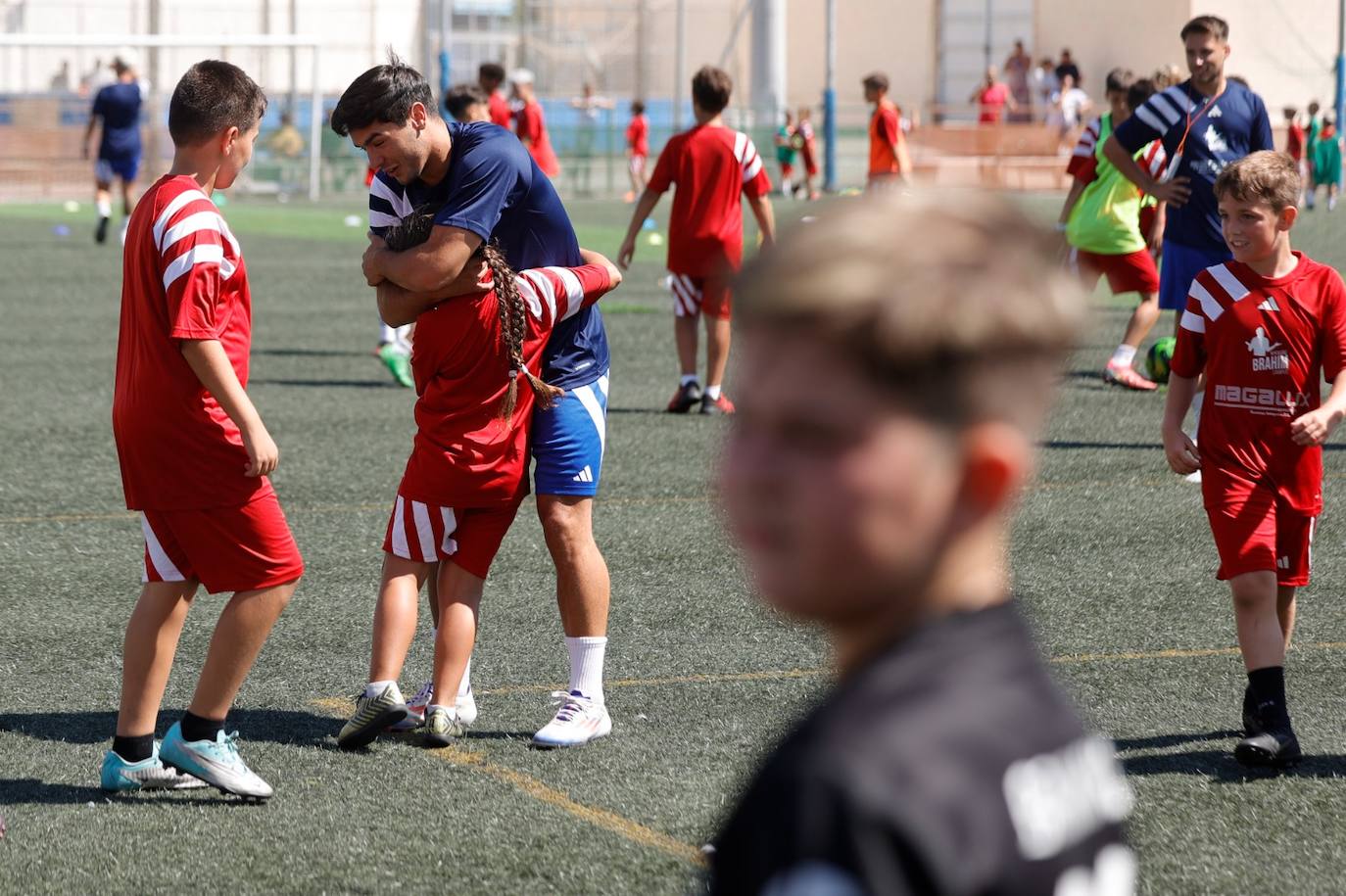 Brahim se vuelca con su campus en Málaga