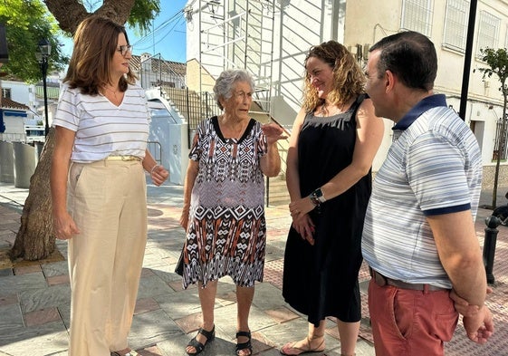 Visita a la barriada del Carmen.