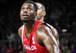 Melvin Ejim, en un partido con Canadá.