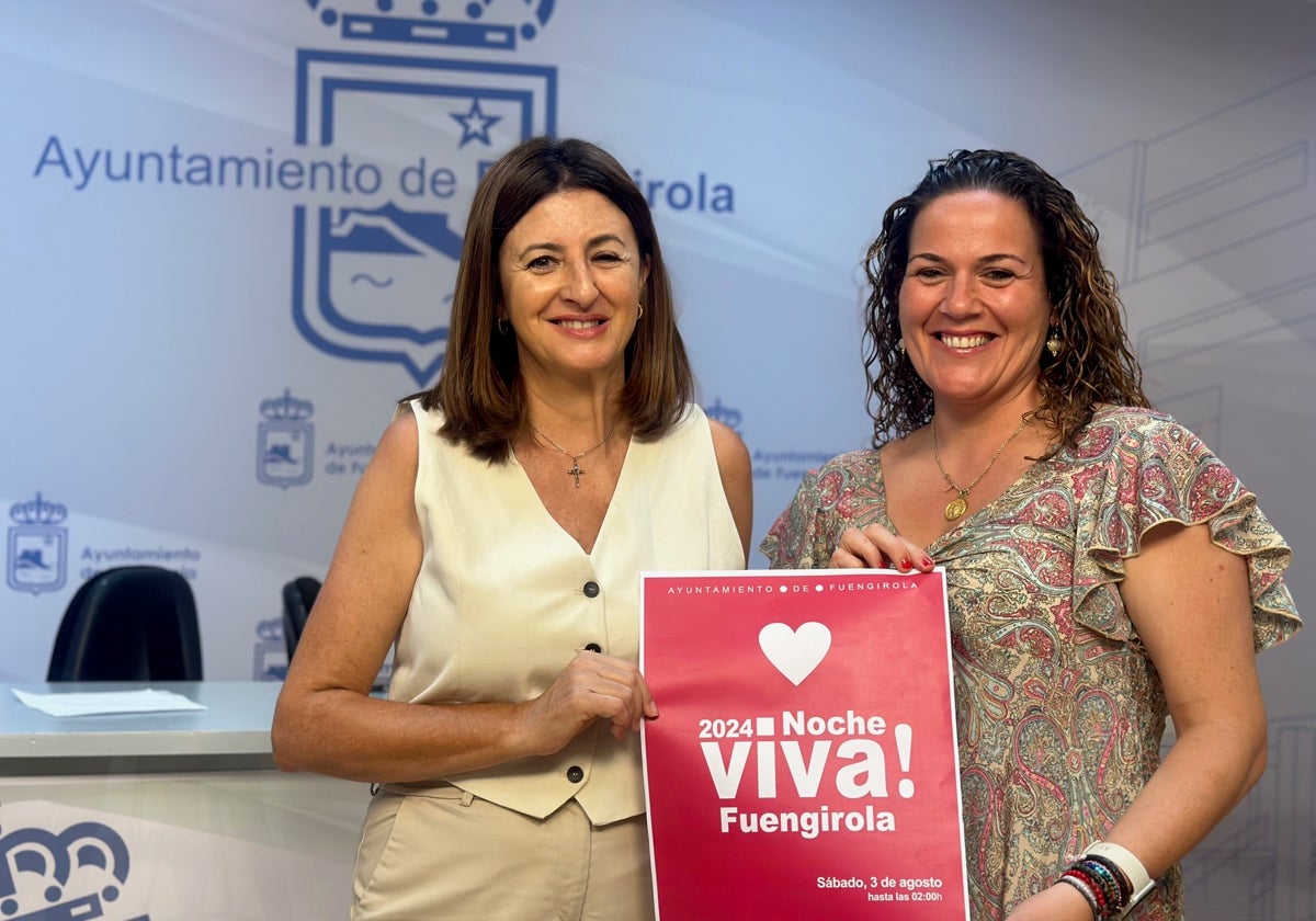 Las concejalas de Fiestas y Movilidad, Isabel Moreno e Isabel González, informan sobre la movilidad en la Noche Viva.