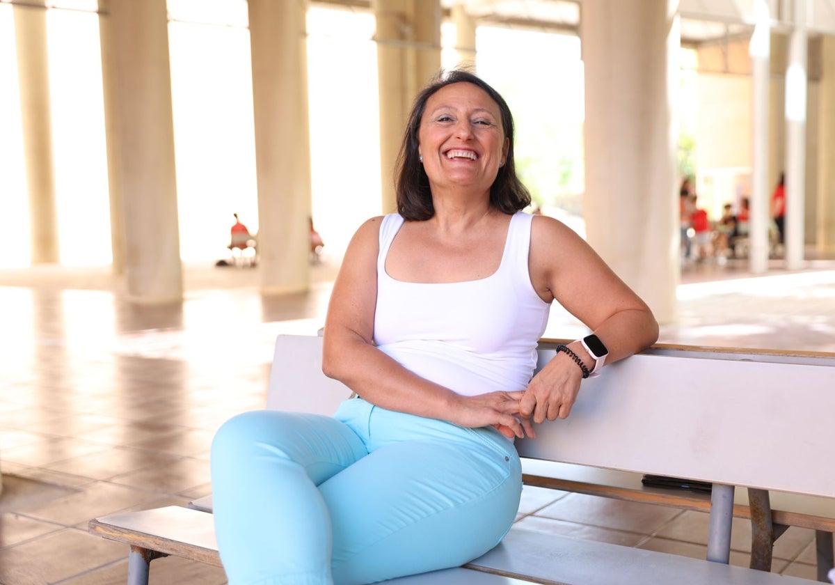 Mari Carmen Aguayo, catedrática de Telecomunicación, en esta escuela de la UMA.