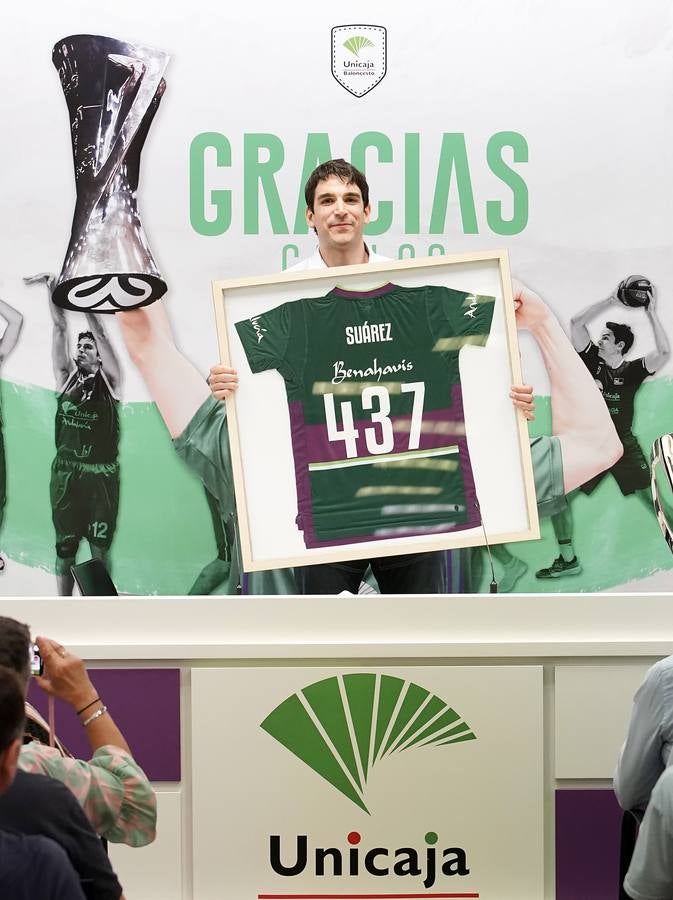 Se retira Suárez: repaso visual a su carrera en el Unicaja