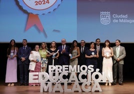 Entrega de los XV premios Educación Ciudad de Málaga