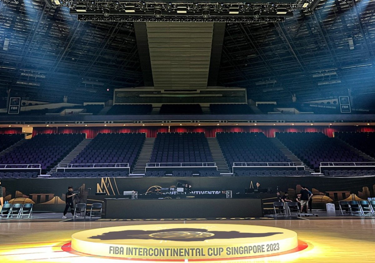 El Singapur Indoor Stadium en el que se celebrará el torneo.