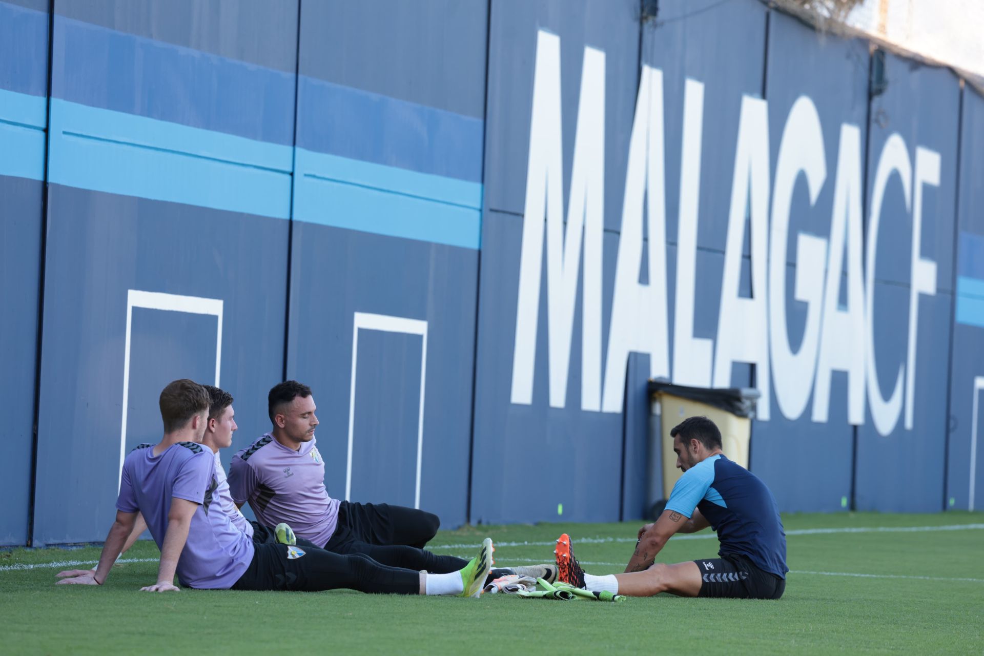 La vuelta al trabajo del Málaga, en imágenes