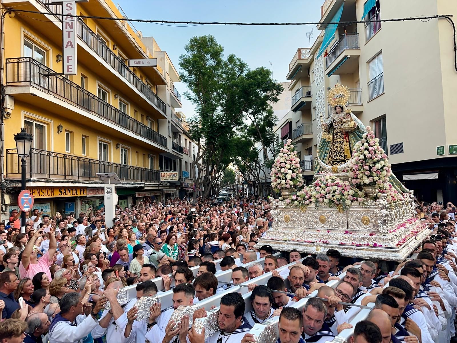 La Virgen del Carmen, en Los Boliches (Fuengirola)