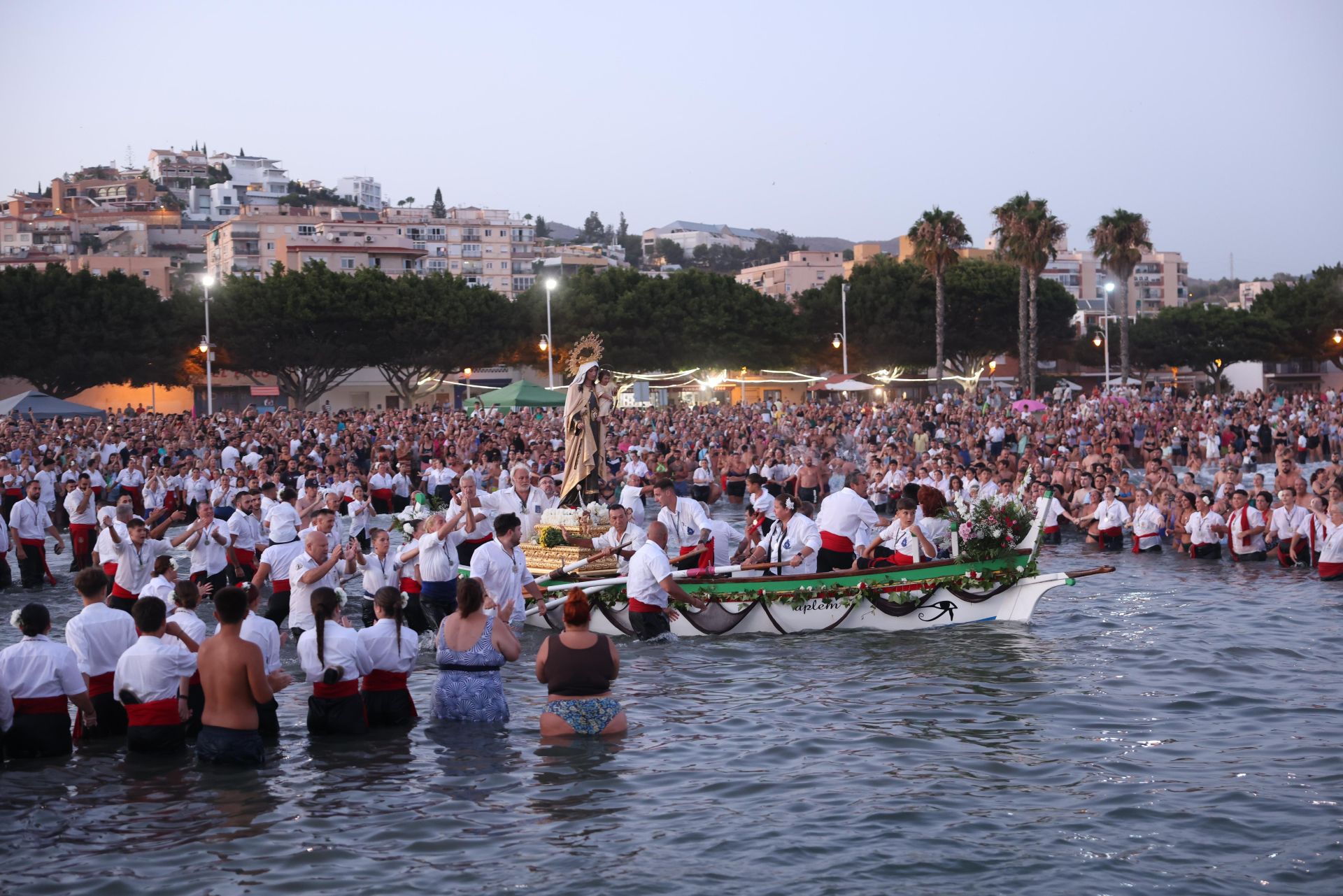 Procesión marítima por El Palo