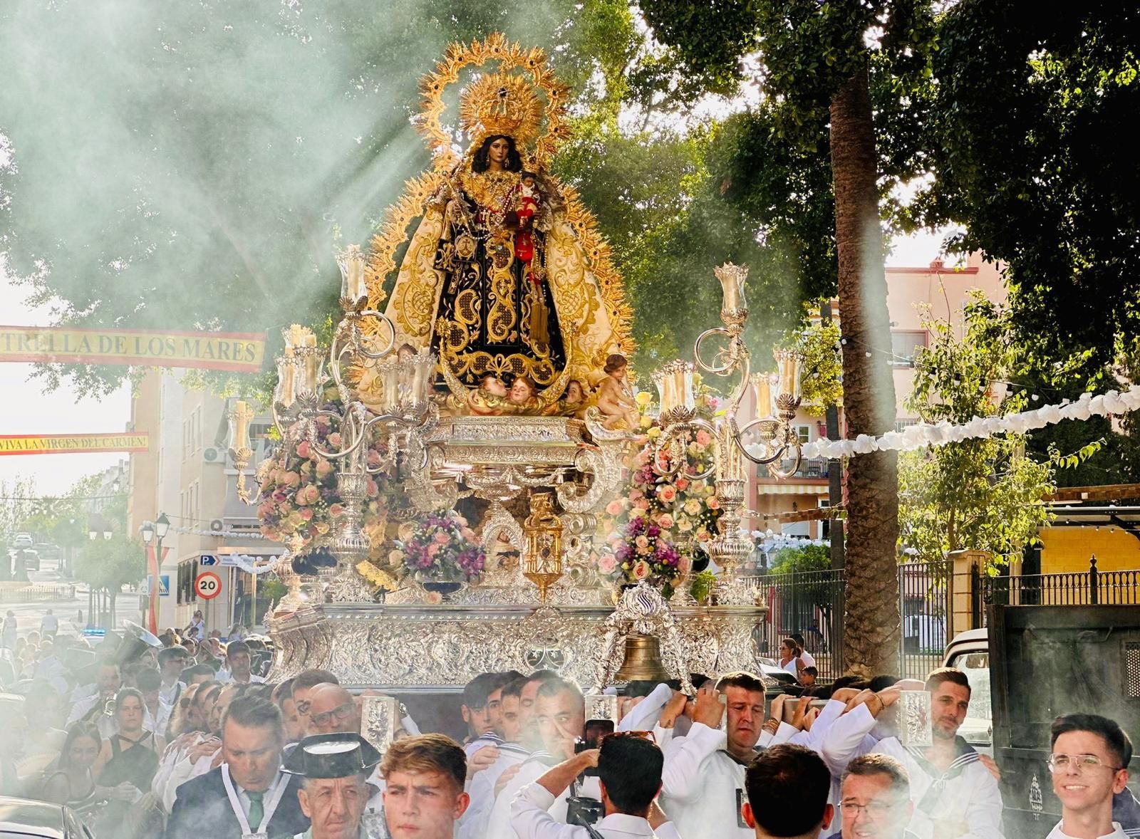 La Virgen del Carmen de Fuengirola, conocida como la del Parque