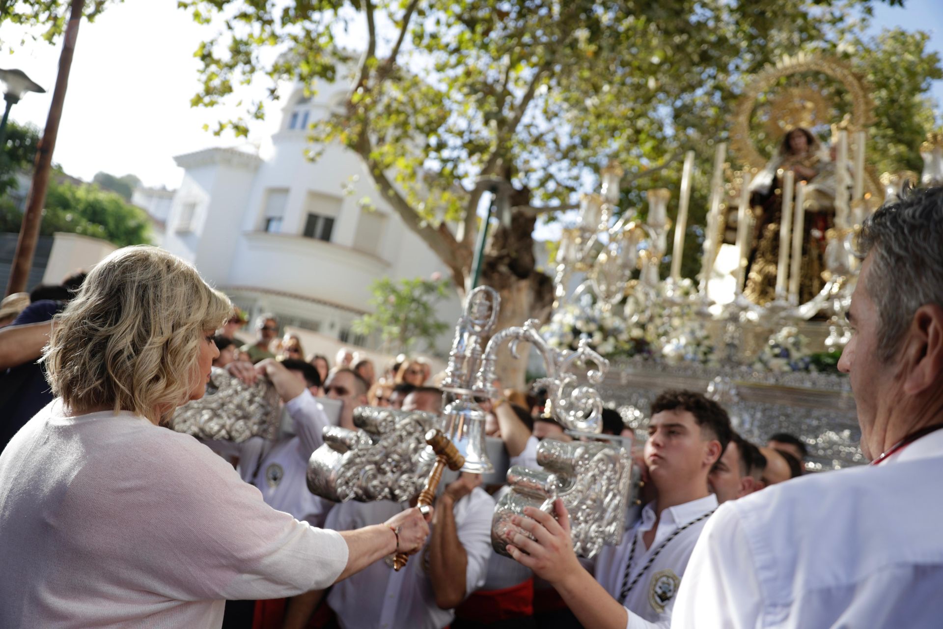 Salida de la Virgen del Carmen en Pedregalejo