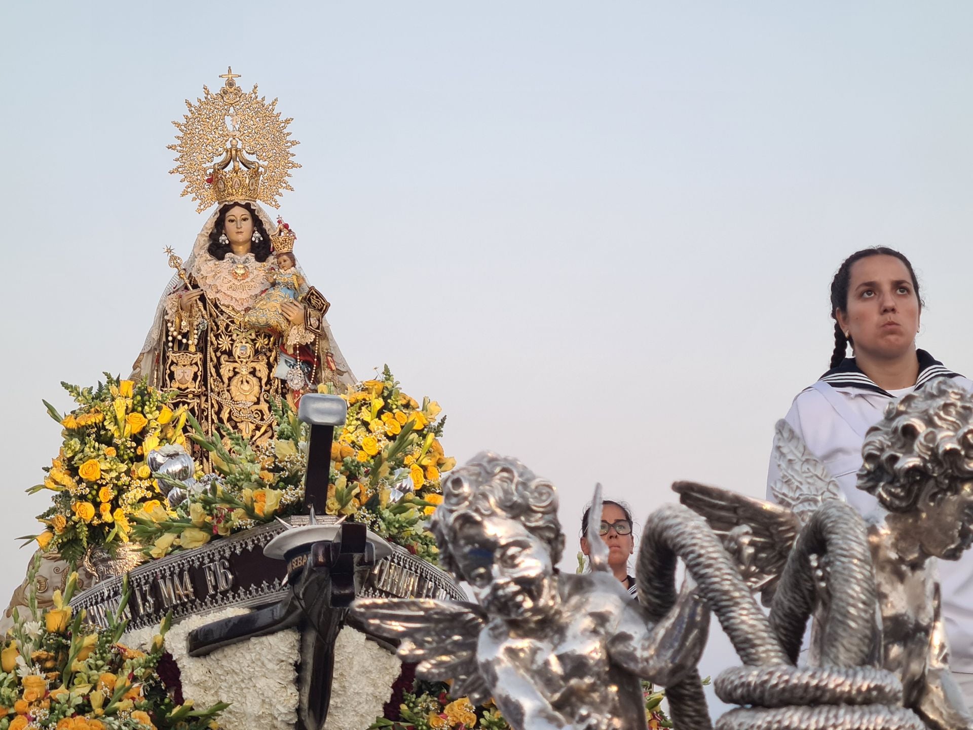 La Virgen, en La Carihuela (Torremolinos)