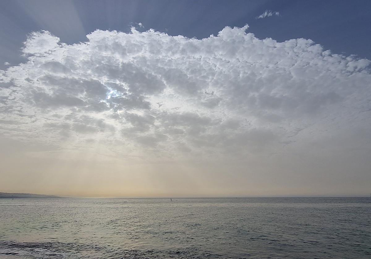 Amanecer este sábado en Málaga.
