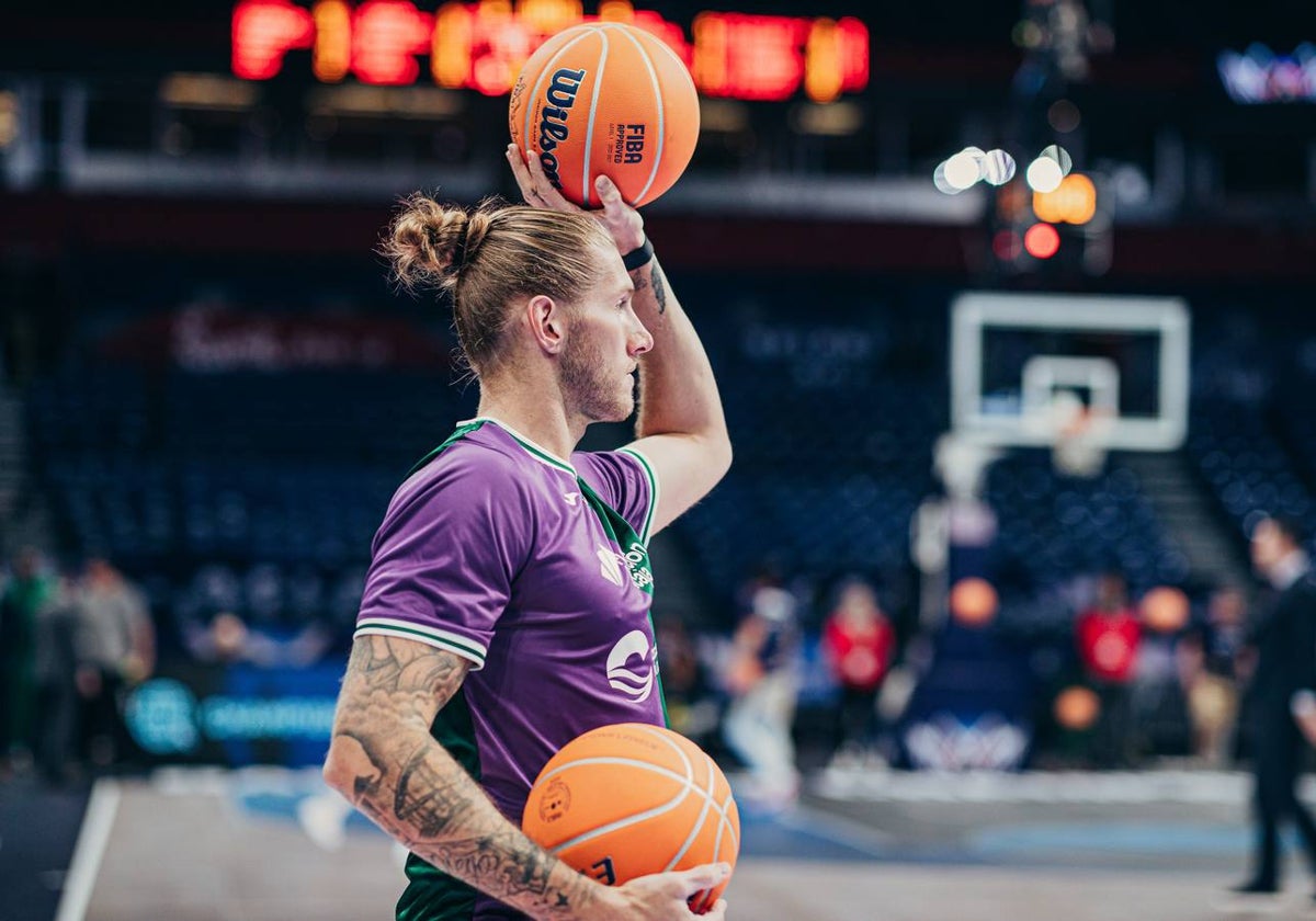 Osetkowski, durante la Final Four de Belgrado.