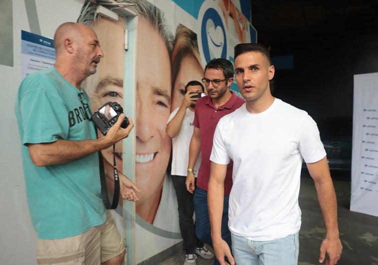 Luismi Sánchez pasa reconocimiento médico con el Málaga