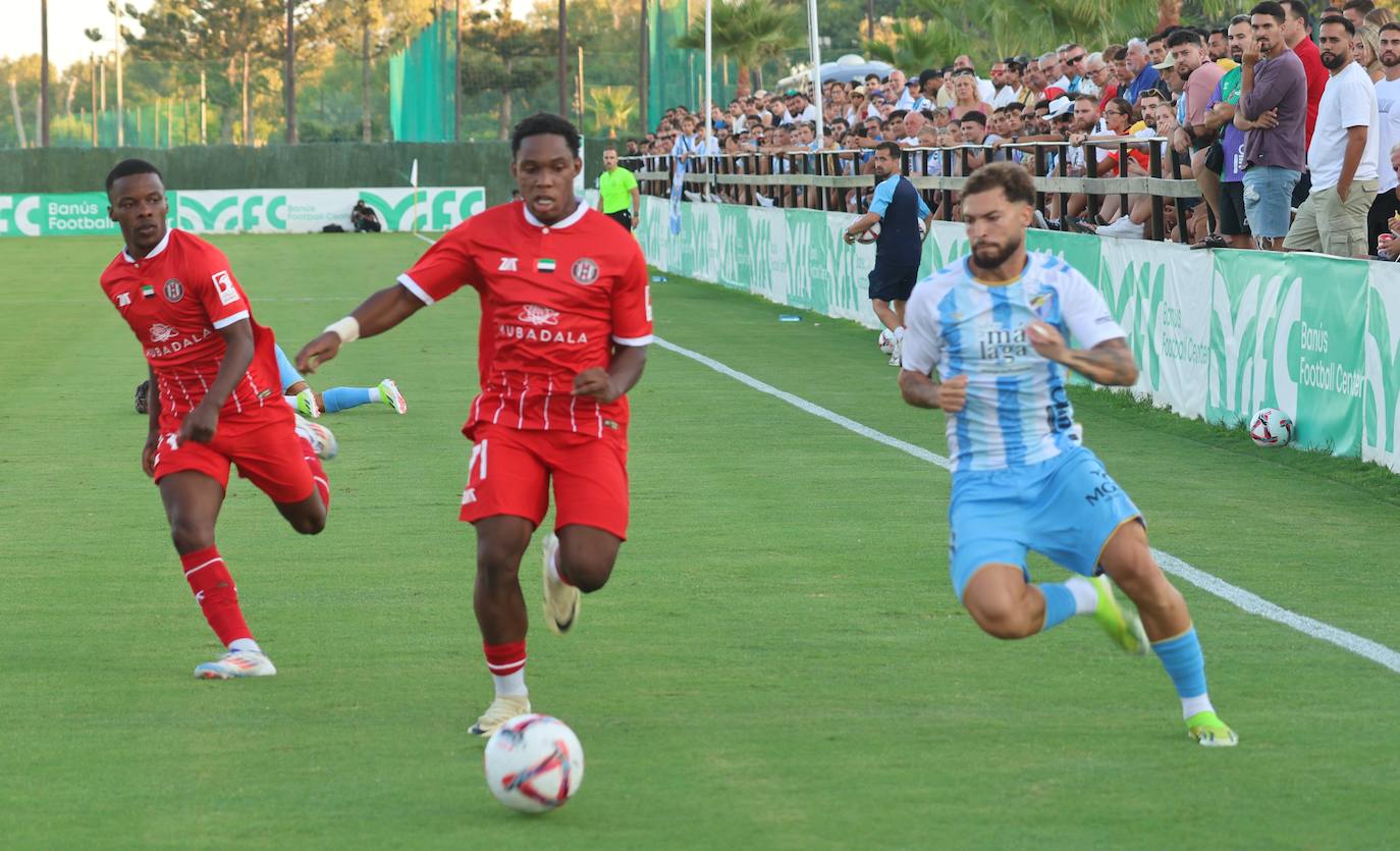 El amistoso entre el Málaga y el Al-Jazira en Marbella, en imágenes