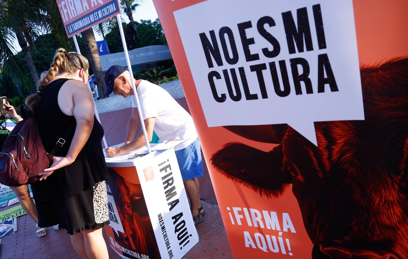 Manifestación &#039;Málaga Antitaurina&#039; organizada por PACMA