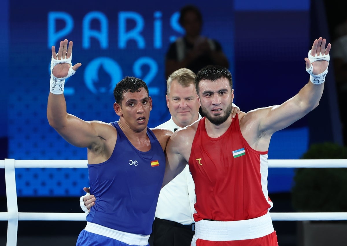 Imagen secundaria 1 - El boxeador marbellí Ayoub Ghadfa, histórico subcampeón olímpico