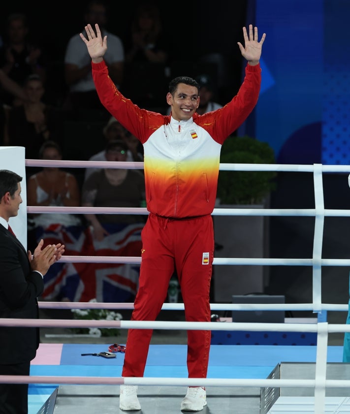 Imagen secundaria 2 - El boxeador marbellí Ayoub Ghadfa, histórico subcampeón olímpico