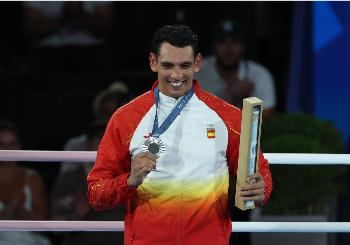 El boxeador marbellí Ayoub Ghadfa, histórico subcampeón olímpico