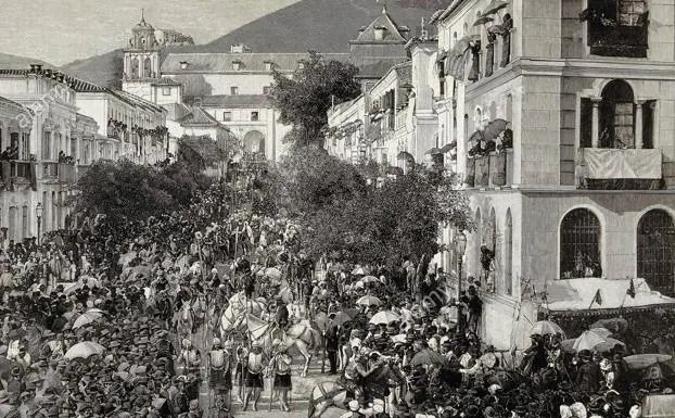 Cabalgata Histórica 1887.