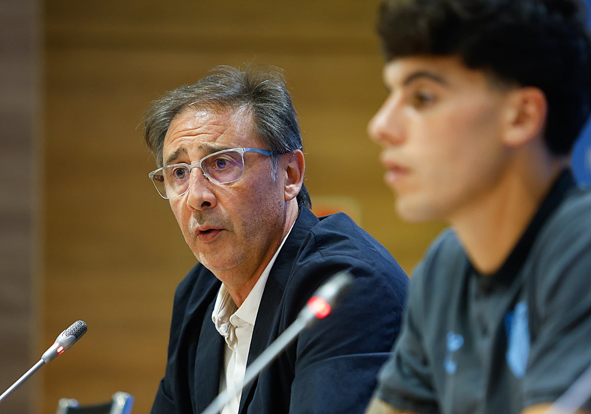 Loren Juarros, en la presentación de Lobete.