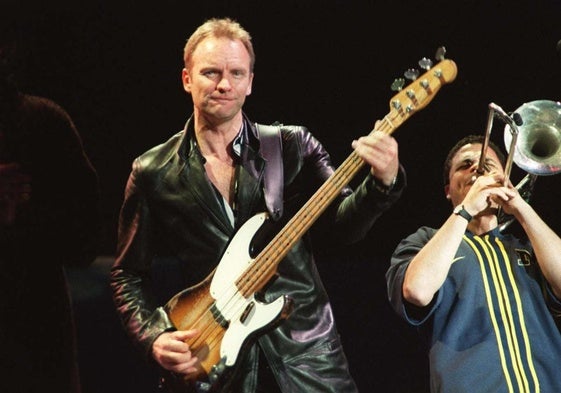 Sting, en un momento del concierto